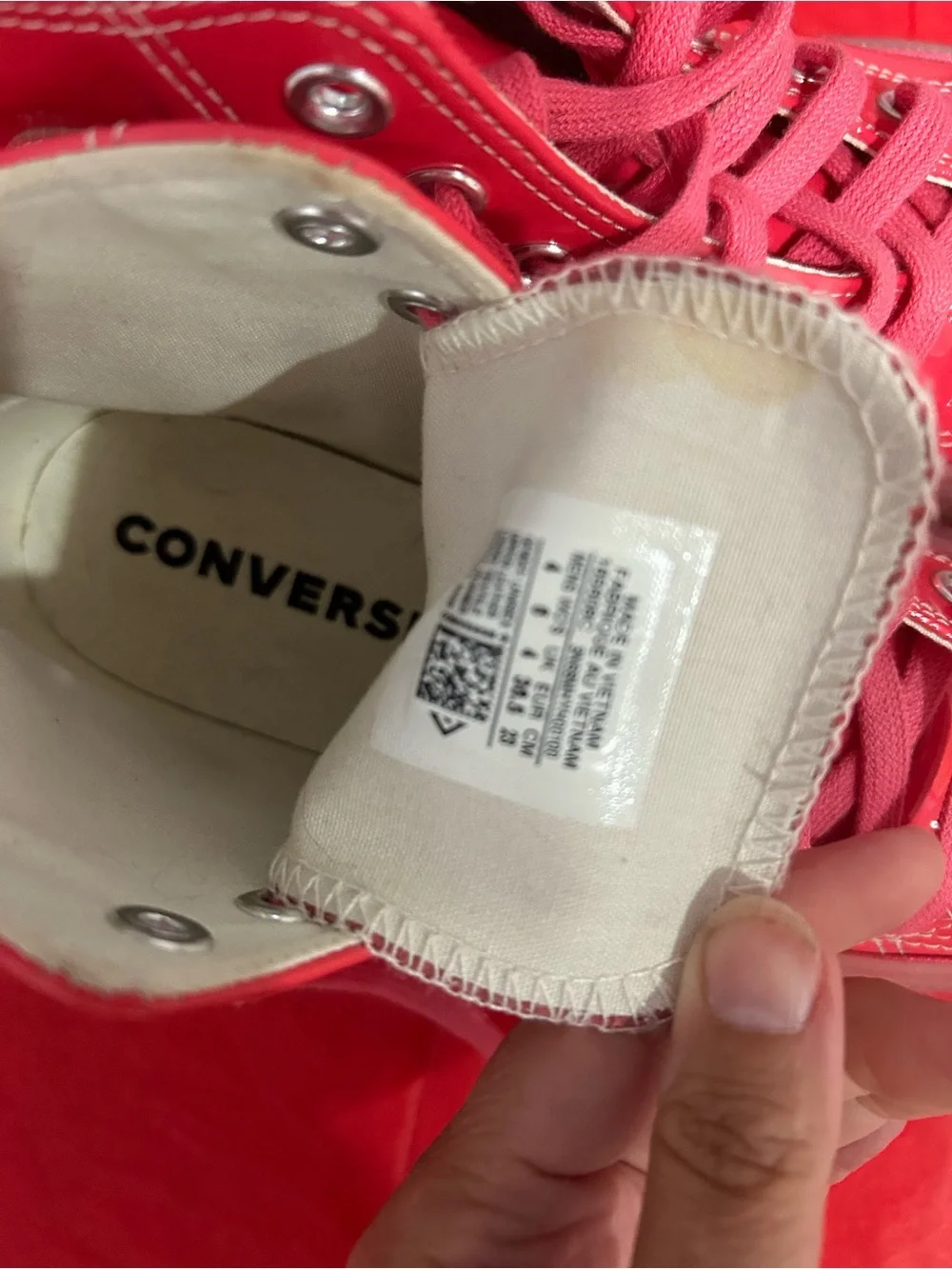 Converse Kids Red High-Top Sneakers
